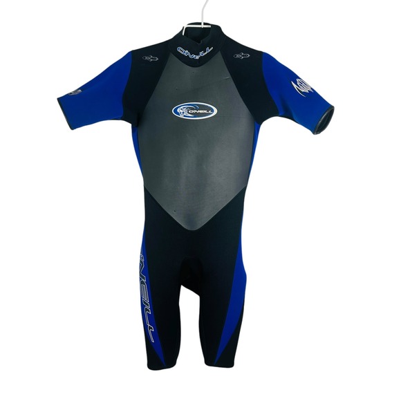 Vintage O'Neill XS4D Shorty Wetsuit Small Scuba Ocean‎ Swim Blue Gray Style 7294 - Picture 1 of 8